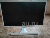 Лот: 20407098. Фото: 2. Стильный белый 23.6" Монитор Samsung... Мониторы, проекторы