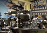 Лот: 25650164. Фото: 3. 2х-тактный лодочный мотор YAMAHA... Авто, мото, водный транспорт