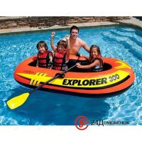 Лот: 9641854. Фото: 3. Лодка надувная Explorer 300 intex...