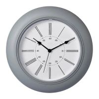 Лот: 12616298. Фото: 2. Настенные часы, серый, 30 см IKEA... Предметы интерьера