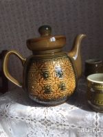 Лот: 17818988. Фото: 2. Чайник керамический, СССР, объём... Посуда, кухонная утварь
