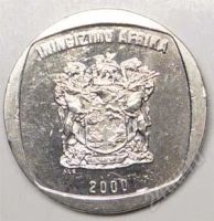 Лот: 1580952. Фото: 2. ЮАР. 5 ранд 2000г. Монеты