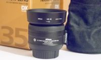 Лот: 6555867. Фото: 2. Nikon 35mm f/1.8G AF-S DX Nikkor. Фото, видеокамеры, оптика