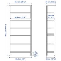 Лот: 20506537. Фото: 3. Стеллаж IKEA хемнэс. Мебель