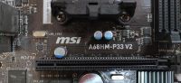 Лот: 19389988. Фото: 3. Мат. плата MSI A68HM-P33 V2 FM2... Компьютеры, оргтехника, канцтовары