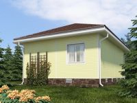 Лот: 3809758. Фото: 2. Дом 54 кв.м. 1 этаж. Комплект... Срубы и конструкции