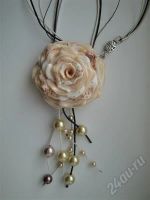 Лот: 643722. Фото: 2. Изделия из полимерной глины,колье... Ювелирные изделия, бижутерия, часы