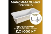 Лот: 25257906. Фото: 5. Ванна пристенная Marka One Prime