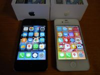 Лот: 4705920. Фото: 3. iPhone 4s Черный и белый. Красноярск