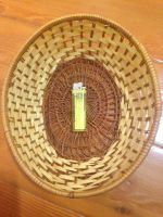Лот: 6599061. Фото: 2. Плетеная корзинка. Предметы интерьера