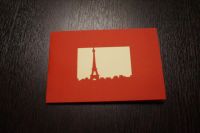 Лот: 8097744. Фото: 2. 3D открытка Париж(ручная работа... Товары для праздника
