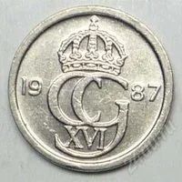 Лот: 1452909. Фото: 2. Швеция. 10 оре 1987г. Монеты