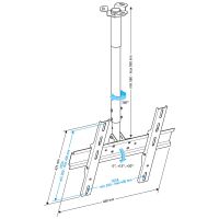 Лот: 8650068. Фото: 2. Потолочный кронштейн Holder PR-101-W... Аксессуары
