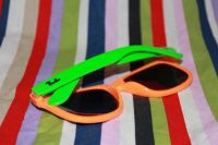 Лот: 4011873. Фото: 5. Очки Ray Ban зеркальные! Оранжево-салатовый...