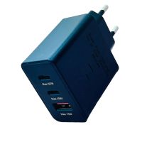 Лот: 22143463. Фото: 3. СЗУ ДЛЯ SAMS... BLACK 2xUSB-C... Смартфоны, связь, навигация