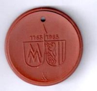 Лот: 15577331. Фото: 2. Германия ГДР 1965 Медаль 800 лет... Значки, медали, жетоны