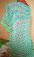 Лот: 19622823. Фото: 5. Вязаное пляжное платье-туника