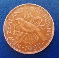 Лот: 19636875. Фото: 2. Новая Зеландия 1 пенни 1955 Елизавета... Монеты