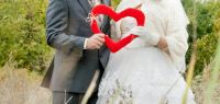 Лот: 7262275. Фото: 2. буквы свадебное сердечко кому... Свадебная мода
