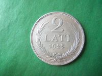 Лот: 19014488. Фото: 3. Латвия 2 лата 1925 г., серебро... Коллекционирование, моделизм