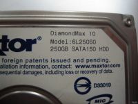 Лот: 12994827. Фото: 2. HDD жесткий диск 250gb Maxtor... Комплектующие