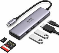 Лот: 24848665. Фото: 5. USB-хаб UGREEN USB-C Multifunction...