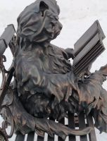 Лот: 25043223. Фото: 3. Кованая скульптура "Кот - Бегемот... Ручная работа