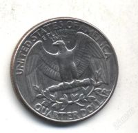 Лот: 1221684. Фото: 2. Монета США "Квотер (25 центов... Монеты