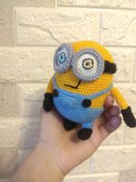 Лот: 11338570. Фото: 4. Миньон Боб амигуруми
