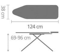 Лот: 16877159. Фото: 3. Гладильная доска Brabantia PerfectFlow... Домашний быт