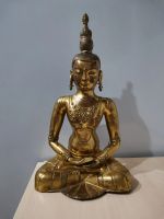 Лот: 18457159. Фото: 3. Будда, 19 век, бронза, позолота... Коллекционирование, моделизм