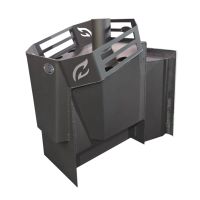 Лот: 13879356. Фото: 2. Печь банная Шайба, со стеклом... Тепловое оборудование, климат