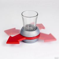 Лот: 6376329. Фото: 2. Прикольная рюмка рулетка стекло... Посуда, кухонная утварь