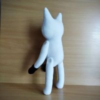 Лот: 19298693. Фото: 5. Мягкая Игрушка Cartoon Cat White...