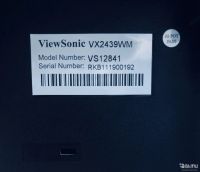 Лот: 13564291. Фото: 3. Монитор ViewSonic 24. Компьютеры, оргтехника, канцтовары