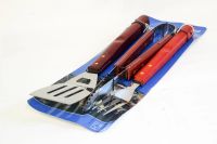 Лот: 16048083. Фото: 2. Набор для барбекю 3 предмета 701-24. Для дачи, дома, огорода, бани, парка