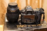 Лот: 2401571. Фото: 3. nikon d90 + 18-105/3.5-5.6. Фото, видеокамеры, оптика