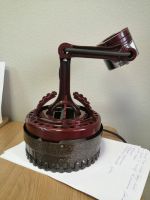 Лот: 17378313. Фото: 2. Настольный светильник поршень... Освещение