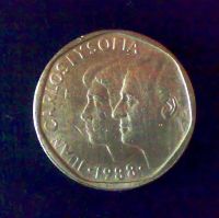 Лот: 1739944. Фото: 2. Испания 500 песет 1988 г Король... Монеты