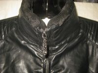Лот: 19788980. Фото: 3. Фирменная кожаная куртка на меху... Одежда, обувь, галантерея