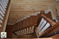 Лот: 6137815. Фото: 3. Лестница двухцветная закрытая... Строительство и ремонт