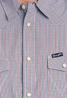 Лот: 9828901. Фото: 2. Мужская рубашка на клёпках от... Мужская одежда