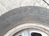 Лот: 14560698. Фото: 2. Одно запасное колесо на Москвич... Шины, Диски