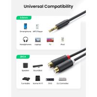Лот: 21590976. Фото: 2. Кабель UGREEN 3.5mm Male to 2x... Комплектующие