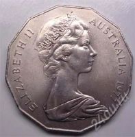 Лот: 1561292. Фото: 2. Австралия. 50 цент 1977г. 25 лет... Монеты