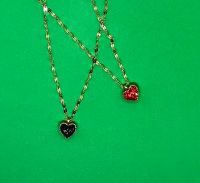 Лот: 16727187. Фото: 13. Кулон-сердечко "Красное и чёрное...