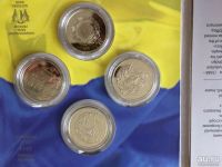 Лот: 18237819. Фото: 3. Набор Украины 4Х5 гривен 25 лет... Коллекционирование, моделизм