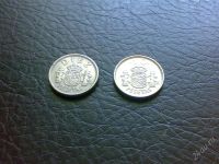 Лот: 1180322. Фото: 2. Испания 10 песет 2 монеты одним... Монеты