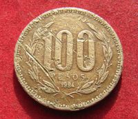 Лот: 20980182. Фото: 2. Чили 100 песо, 1994г. Монеты