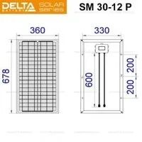 Лот: 12587481. Фото: 2. Солнечная панель (модуль) Delta... Электрооборудование